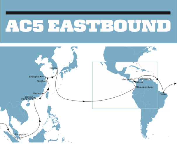 马士基航运推出 亚洲-拉美新航线