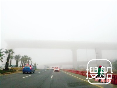 大雾笼罩，海口三个港口又停航了
