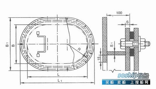 船用人孔盖标准 船用人孔盖