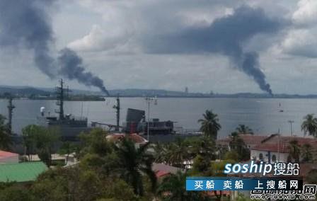 哥伦比亚号爆炸视频 哥伦比亚两船厂接连爆炸致6死22伤