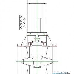 水下无桨推进器 1200HP对转桨侧向推进器