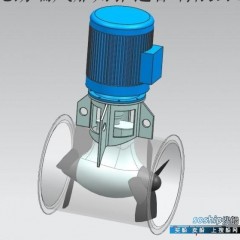 水下无桨推进器 供应定距桨侧向推进器RF-FPTT550图1