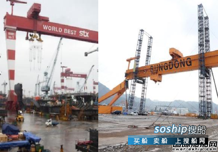 中国造船业现状2018 STX造船与城东造船或将合并