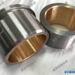 翻边轴承 带挡边双金属衬套,焊接双金属轴承,翻边双金属铜套
