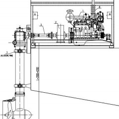 推进器 1200HP甲板悬挂式全回转推进器图2
