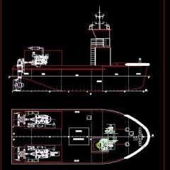 航母建造周期 出售或定做简易拖驳船建造周期4个月图1