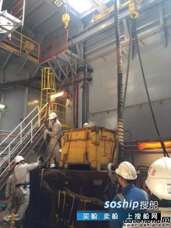 外高桥海工 外高桥海工H1348船BOP服务吊及BOP滑撬负载试验成功
