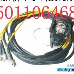 水管快速连接器 4芯车壁野战光缆连接器图1