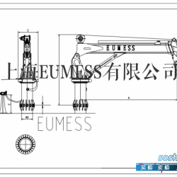 船用吊机 1-30t--31m船用液压起重机