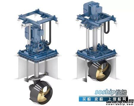 瓦锡兰推进器 瓦锡兰推出全球首款倾斜伸缩式推进器