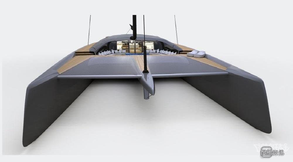 碳纤维帆船 简约却不简单的碳纤维双体帆船——BlackCat