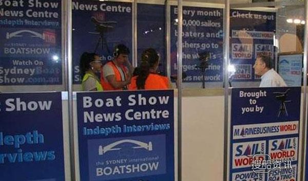 悉尼游艇展 悉尼国际游艇展开幕 市场营销经理Domenic Genua 接受采访