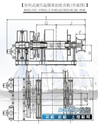 分列式进行曲 供应分列式液压起锚系泊组合机（单滚筒）
