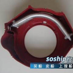 钢制弧形散热器 供应飞轮导风罩内置式油散热器（弧形）/风冷油散热器图1