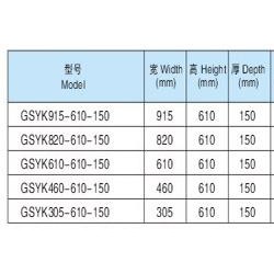 有隔板空气过滤器的优点 GSYK系列耐高温高效有隔板空气过滤器