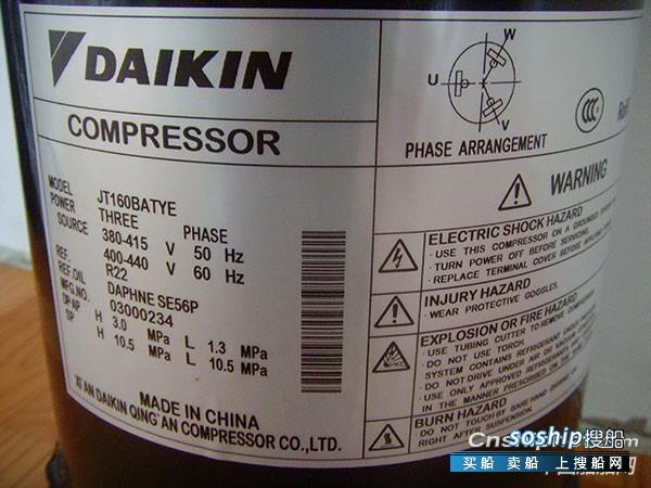 大金8匹压缩机 JT335D-Y1L大金压缩机 DAIKIN12匹压缩机