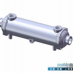 机油冷却器 供应FC140机油冷却器三维图图1