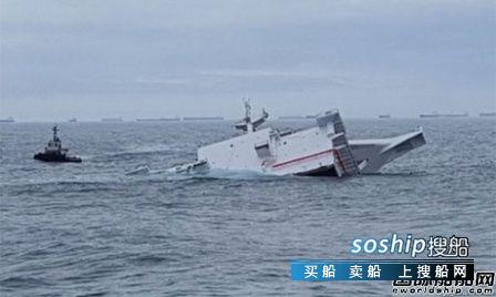 中船重工落水 现代重工发生事故在建VLCC模块运输途中落水