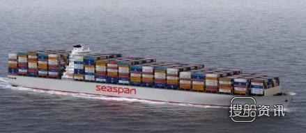 14000teu集装箱船 Seaspan接收1艘14000TEU集装箱船