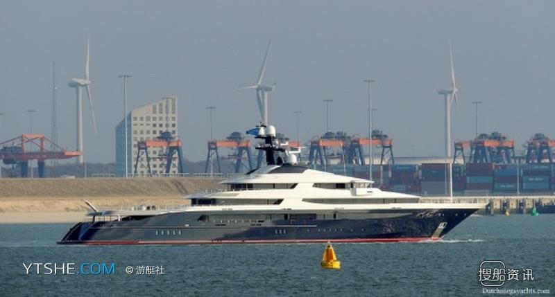 海Y Oceanco 91.5米Y709进入海试阶段