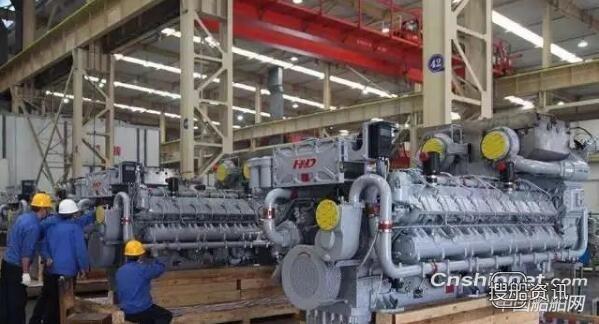河南柴油机重工有限责任公司 河南柴油机重工4台CHD622V20STC柴油机发货