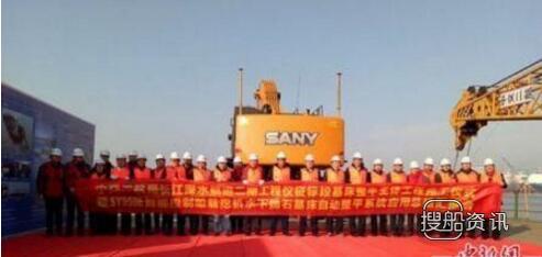 三一重机挖机 三一重机智能控制船载挖机系统顺利投入使用