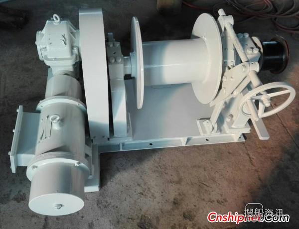 江苏捷胜锚机有限公司 江苏捷胜锚机再获2台50KN电动绞车订单