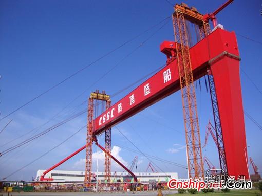 造船龙门吊 黄埔造船900吨龙门吊提升到位