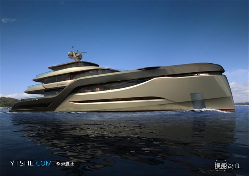 E站 Admiral Tecnomar实现Dobroserdov最新设计：E-motion系列超级游艇