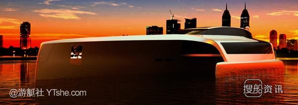 三体概念 Sunreef 推出「Trimaran 210」豪华概念型三体船