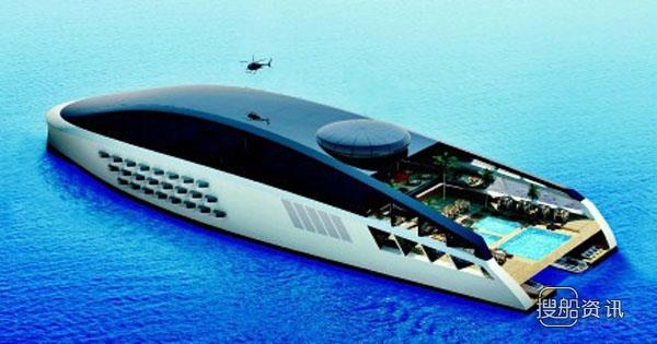 游艇价格 Stefano Pastrovich草拟150米长游艇设计图
