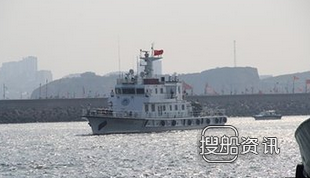 日本炮击中国渔政船 锦州渔政管理局新渔政船建成入役