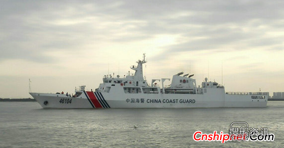 056型海警船 国产056版海警船出海测试
