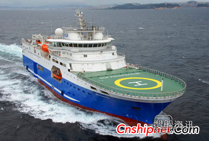 物探船 Polarcus闲置4000载重吨物探船“Polarcus Nadia”号