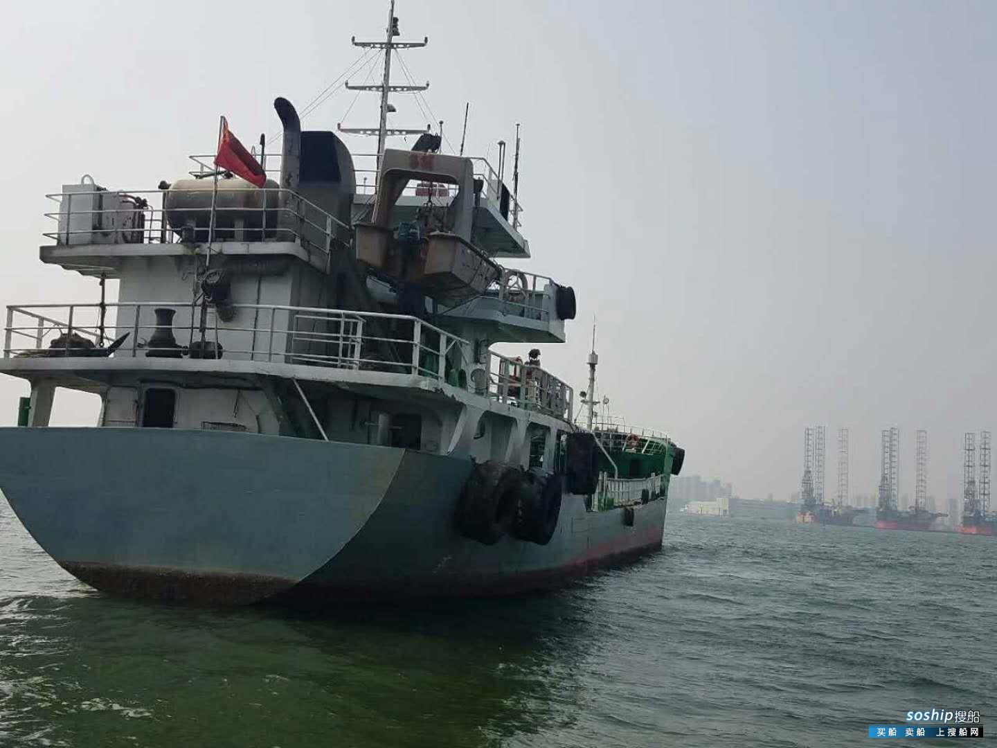 溢油应急船 出售896吨溢油应急处置船