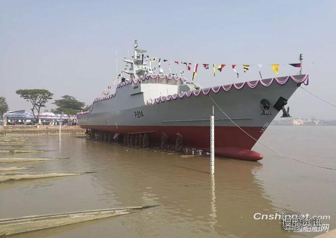 武船集团2艘大型反潜巡逻艇交付