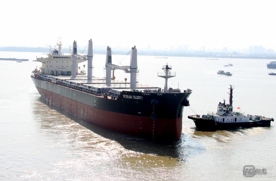 口岸船舶GD3.8万吨散货船试航