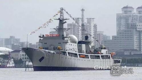 中国海军第7艘改进型东调级侦察船下水