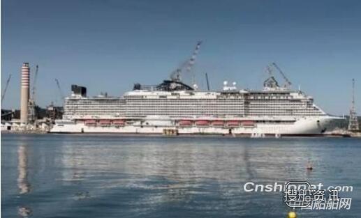 MSC地中海邮轮“地中海海平线”号邮轮出坞下水