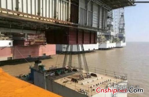 外高桥海工H1379平台顺利完成悬臂梁井架负载试验