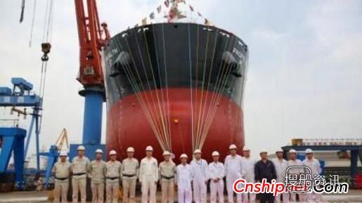 中船澄西58号6.4万吨散货船下水