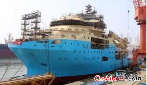 大连中远船务深水海工作业辅助船完成发电机动车节点