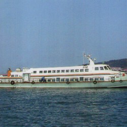 二手客船出售转让信息 出售262人高速客船