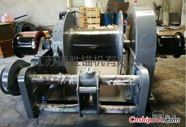 江苏捷胜锚机JY100液压绞车顺利交付