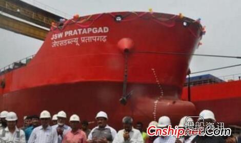 孟加拉Western Marine船厂“JSW Pratapgad”号散货船下水