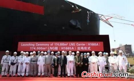 沪东中华造船LNG船“泛欧”号按计划顺利出坞