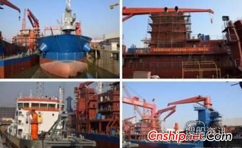 江苏海新重工4艘大型挖泥船同日下水