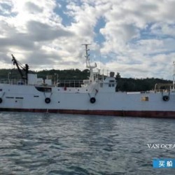 福建单拖渔船下网视频 出售476吨拖网渔船