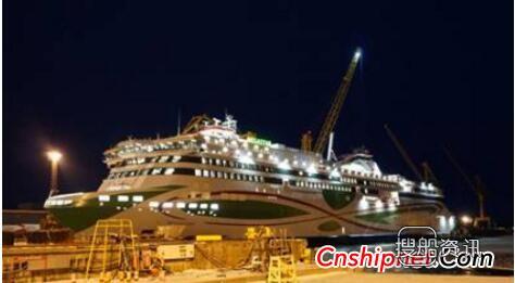 Meyer Turku船厂LNG动力快速渡船“Megastar”号即将完工