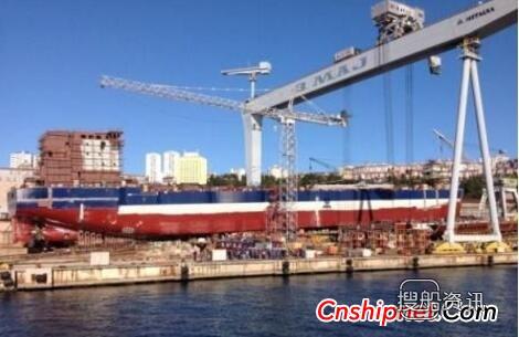 克罗地亚造船厂一艘24900吨散货船下水